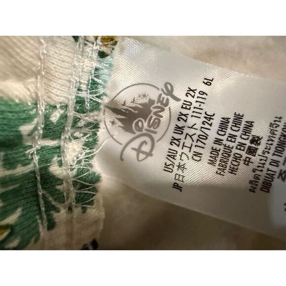 Disney Mickey & Friends Christmas Pajama Pants Unisex 2XL Holiday - Picture 3 of 6